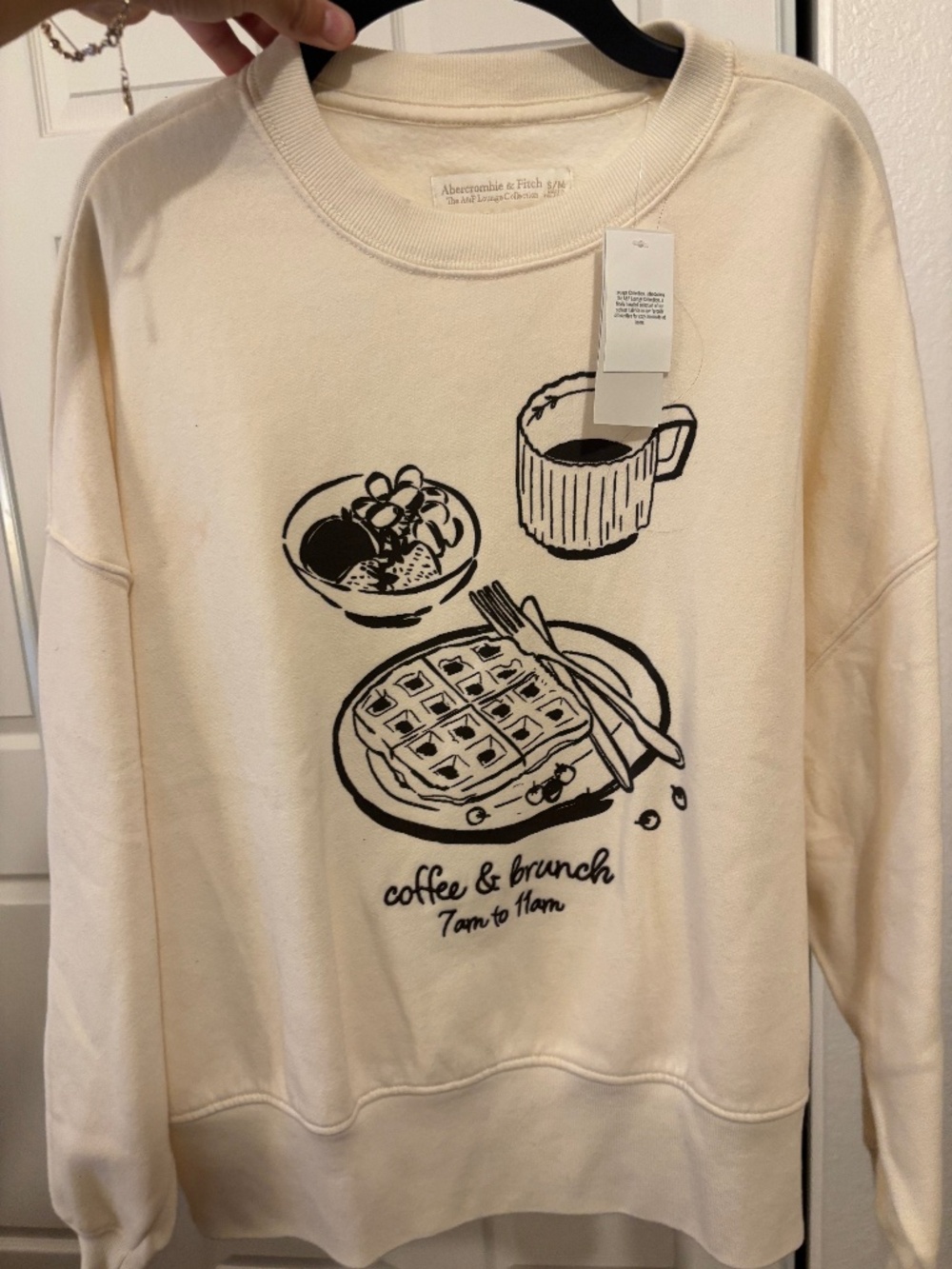 Abercrombie & Fitch brunch time sweatshirt